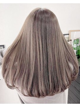 ハイライト 浦和店 ブリーチなしダブルカラー <白髪ぼかし> <白髪染め> <浦和>