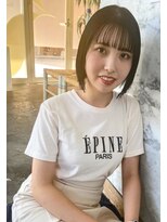 ラファンジュ ヘアー クレオ(Rohange hair Creo)&nbsp;【Creo】切りっぱなしボブ/シーシルーバング