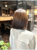 美髪矯正/縮毛矯正/髪質改善/グレージュカラー/ボブ
