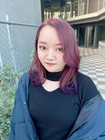 ティアム 渋谷店(Tiam shibuya)&nbsp;イメチェン/レッドブラウン/フルバング/似合わせカット/渋谷駅