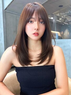 マシェリー バイ ロンド 金山(Ma cherie by Lond) 前髪顔周りレイヤーカット×エアリーロング×美髪髪質改善