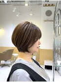 大人綺麗なショートボブ