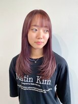 ラヴィズム(LUVISM)&nbsp;ピンクベージュダブルカラーブリーチ新潟万代