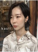 大人ショートボブパーマ髪質改善２０代３０代４０代