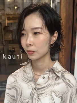 フゾンカウチ(fuzon kauti) 大人ショートボブパーマ髪質改善２０代３０代４０代
