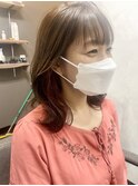 ピンクイヤリングカラー
