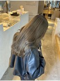 【ブリーチカラー】オリーブグレージュ