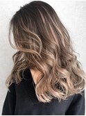 3Dbalayage/brown×milk tea@HIRO