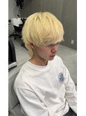 抜きっぱなしブロンド　ウルフヘア