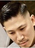 スキンフェード×サイドパート <理容室> <高松>