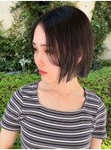 ヘイリーボブ/ミニボブ/切りっぱなしボブ/ショートボブ/似合わせ