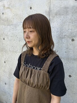 アミックス ヘアワークス 本店(AMIX hair works) 赤みを抑えたオリーブ×ベージュ