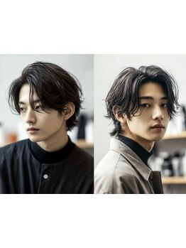 メンズにも人気のサロン◇髪質や骨格を見極め、再現性の高いスタイルをご提案します。【青山/表参道】