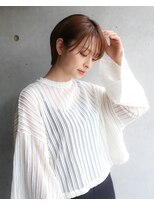 ソウ アオヤマ(SO aoyama)&nbsp;コンパクトショート　丸み　大人かわいい　チョコブラウン