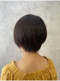 首元すっきり大人のナチュラルショート