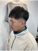 メンズカットフェードスキンフェードソフトクロップバーバー