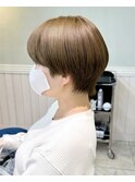 Lidee丸みハンサムショートイメチェン