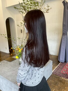ヘアーアイスカルテット(HAIR ICI QUARTET) 透明感ショコラグレージュブリーチなし×暗髪×20代30代
