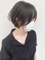 ステアケース ギンザセブン(stair:case ginza7)&nbsp;大人前下がりショートボブ耳かけレイヤー前髪あり