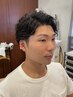 カット+パ-マ+シャンプ-+眉+シェ-ビング+お一つ選べるリラクゼ-ション