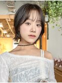 レイヤーボブミニボブ大人ボブ顔まわりわ