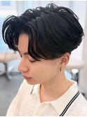 奈良men'sニュアンスパーマ毛流れパーマ