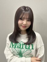 ルトワフクロマチ(Lutowa Fukuromachi) ダークパープル/ナチュラルショート/夏のヘアアレンジ/袋町