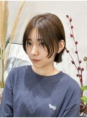 顔まわりレイヤーが可愛いコンパクトボブ［haru］
