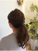 およばれヘアセット