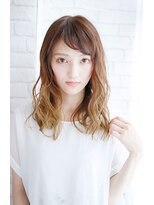 ロア ミオ 仙台駅前(Loa mio)&nbsp;【Loa mio】グラデーションカラー×ミックスカール【30代/40代】