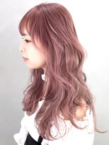 アイティー バイ アルバム 浦和店(IT by ALBUM) ピンクベージュ_ココアブラウンフリンジウェーブ_ba273642