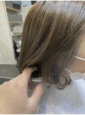 インナーカラー×ブルー