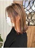 インナーカラーキャンディオレンジ