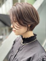 ヌード(NUDE)&nbsp;「NUDE」#20代30代40代前下がりショートラベージュ丸みショート