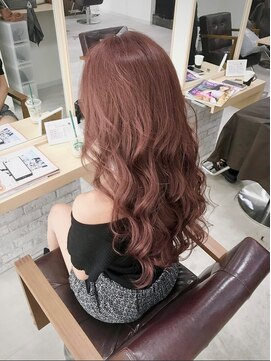 フォワヘアー(foi hair) ハイピンク_ダブルカラー_ケアブリーチ_ロングヘアー_ハイトーン