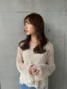 ローウェ 京都四条河原町(Louwe) アッシュベージュ×ロングヘア×髪質改善×韓国×京都四条河原町