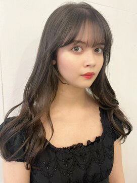 ベイルーム(BAYROOM by HONEY omotesando) 大人可愛い20代30代40代小顔ドーリーウエーブ×ダークグレージュ