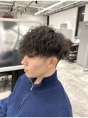 マッシュベース×波巻きパーマ