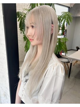 ユナイテッドビューティー 金沢(UNITED BEAUTY) 【ハイブリーチ】【ミルクティーカラー】