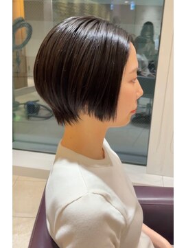 ビーハイブ 一番町店 アヴェダ(BEHIVE) ダークアッシュ×ハンサムショート