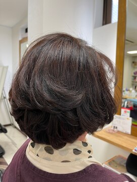 ヘアークラフト サン 住吉店 [ヘアークラフトサン] 大人女性に大人気◎ふんわりふわっとボブ
