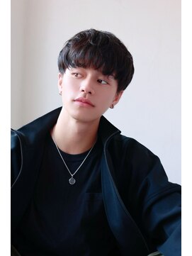 ソイクフ 四条大宮店(SOY-KUFU) アッシュブラックマッシュパーマ