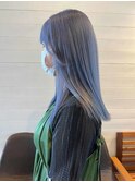 イメチェン/レッドブラウン/フルバング/似合わせカット/八王子駅