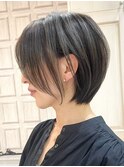 ハイライトカラーミルクティーベージュケアブリーチダブルカラー