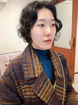 プフ 伏見(puf) [puf 伏見/丸の内/栄/名古屋]ニュアンスパーマショート★鳥山