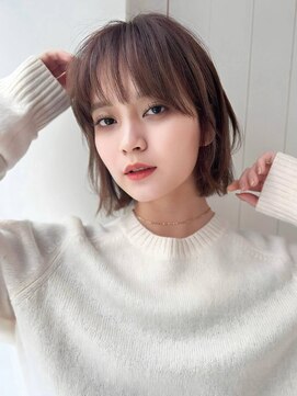 アグ ヘアー ユニ 青森中佃店(Agu hair uni) 《Agu hair》無造作ストンボブ×numberA.ヘアバター