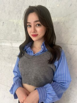 アースコアフュールボーテ 新潟中野山店 (EARTH coiffure beaute) ナチュラルブラウン_くびれ_透明感_ワンホン