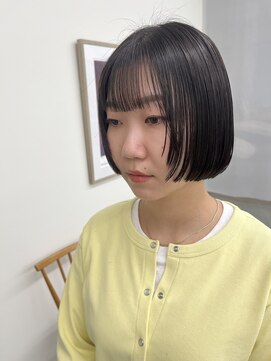 オンド(onde) おしゃれな前上がりボブ