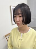 おしゃれな前上がりボブ
