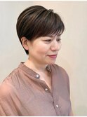 本八幡×美バランス×ショートボブ×ミセス